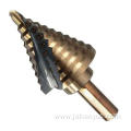 HSS 4241 Spiral Groove Step Drill Bit